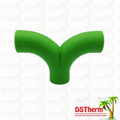 Type Y Tee PPR Pipe Fittings 20mm 25mm 32mm Plastic Pipe Fittings