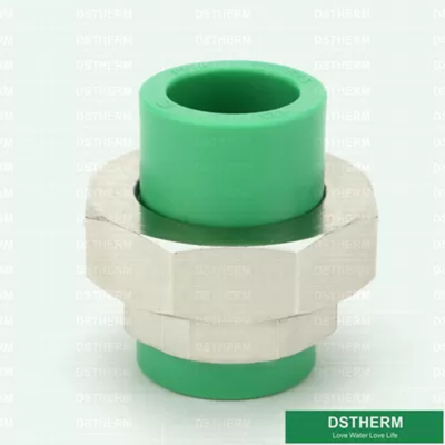 Ppr Pipe Accessories Ppr Female Threaded Union Green Color