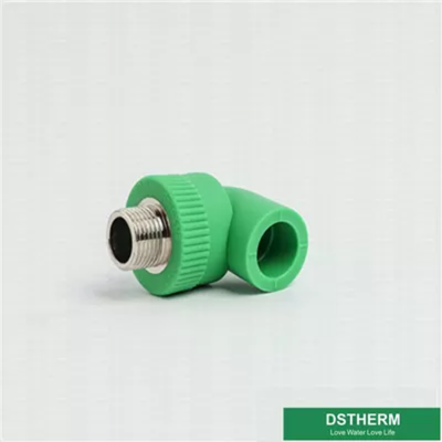 Flexible 90° Ppr Pipe Fittings , Customized Color Male Threaded Elbow Iso9001