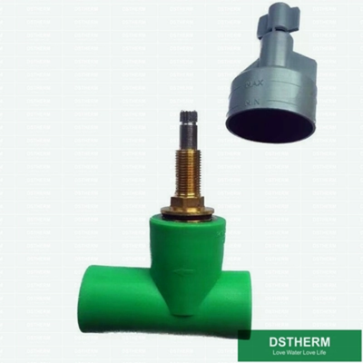 Gate Valve Ppr Coated Brass Valve Brazil Market Stop valve Corrosion Resistant With Ppr Cover