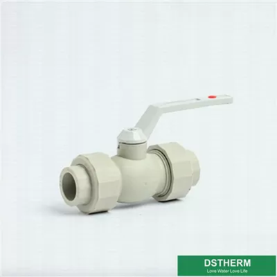 Ppr Plastic Double Union Ball Valve Water Control Valve