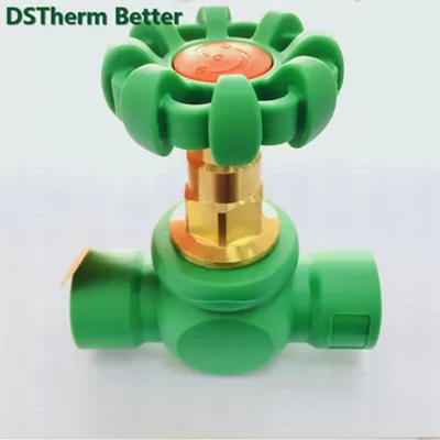 32mm Port CW617N Brass Cartridge PPR Stop Valve Eco Friendly