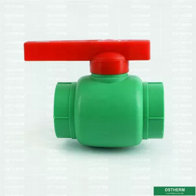 Customized Ppr Plastic Ball Valve With Plastic Ball And Brass Ball High Flow Full Sizes