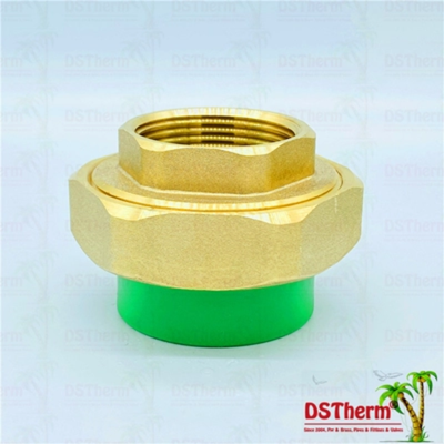 Brass Ppr Fittings Female Threaded Union Nickel Plated Heavier Customized 4'