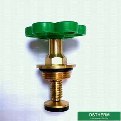 Green Plastic Handles With Brass Valve Cartridges For Ppr And Brass Stop Valve