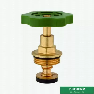 Green Plastic Handles With Brass Valve Cartridges For Ppr And Brass Stop Valve