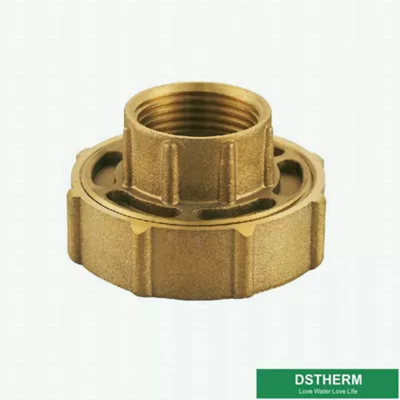 Brass Color Female Union For Ppr Fittings Customized Designs