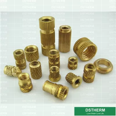 Customized Designs CPVC Fittings PVC Fittings Brass Inserts Brass Color Female Brass Inserts