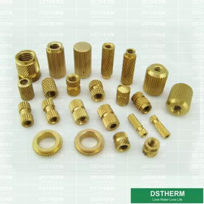 PVC Box PVC Fittings Brass Inserts Brass Color Female Brass Inserts Customized Designs