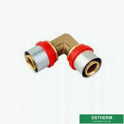 Customized Equal Threaded Elbow Compression Double Straight Brass Press Union Fittings For Pex Aluminum Pex Pipe