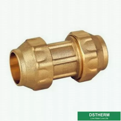 Equal Threaded Coupling Screw PE Fittings Brass PE Compression Fittings Pex Fittings For Pex Aluminum PE Pipe