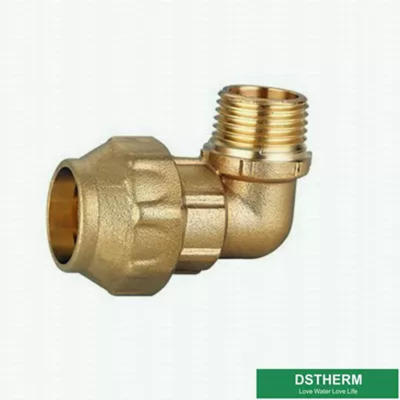 Male Threaded Elbow Screw PE Fittings Brass PE Compression Fittings Pex Fittings For Pex Aluminum PE Pipe