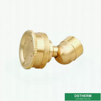 Customized Brass Garden Fittings 360 Degrees Adjustable Brass Water Fine Mist Sprayer Hose Nozzle