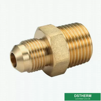 45 Degrees Brass Flared Fittings Male Thread Reducer Coupling C37700