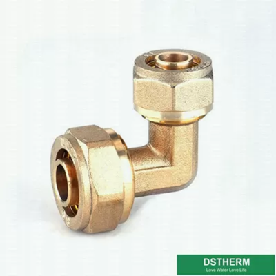 Reducer Threaded Elbow Pex Brass Fittings Brass Color Customized Logo Screw Fittings Middle Weight