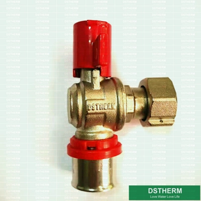 Lockable Brass Union Ball Valve With Press Connector 1/2