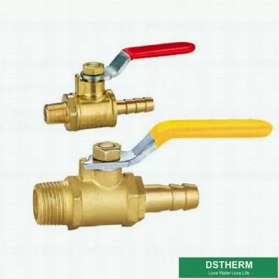 Mini Brass Ball Valve Male To Hose Barb With Level Handle Customized Sizes And Logo