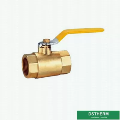 Yellow Finished Superior Quality Brass Ball Valve For Fluid Application Use Brass Ball Valve