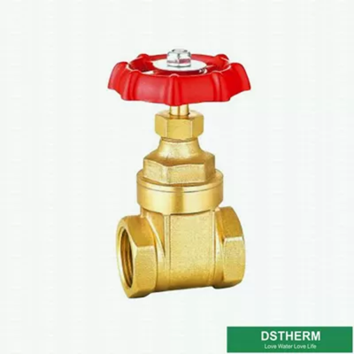 Customized Brand Brass Gate Valve Cast Iron Handle Double Female Heavier Type Gate Valve