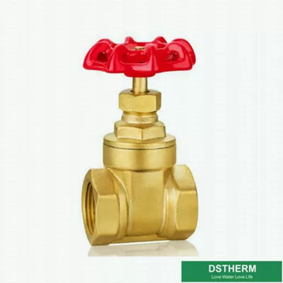 Cast Iron Handle Customized Brand Brass Gate Valve Double Female Heavier type Gate Valve