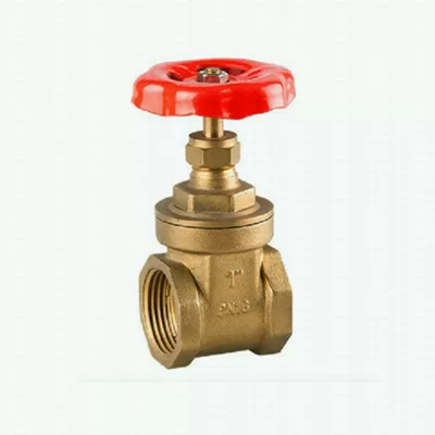 200 WOG 2 Inch Red Iron Handle Customized BSPT AND NPT Heavier Style Brass Gate Valve