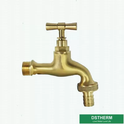 Brass Color Brass Tap Customized Brand Middle Weight Brass Ball Bibcock Valve