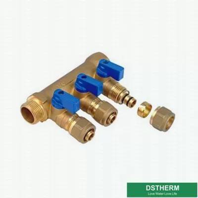 Two Ways To Six Ways Brass Water Separators Manifolds For Pex Pipe Customized Logo And Package