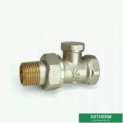 ISO Straight Type Thermostatic Brass Radiator Valve