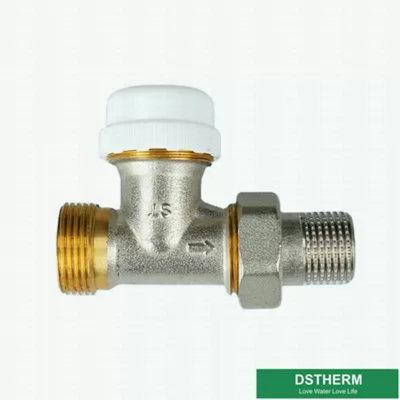 Customized Heavier Type Male Female Union Grey Classic Heating Brass Thermostatic Radiator Valve