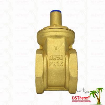 Brass Lock Gate Valve For Plumbing System Corrosion Resistance Customized Size