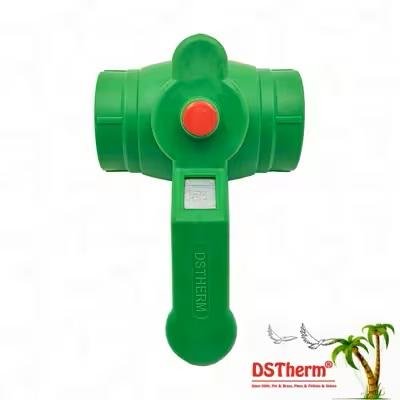 PPRCT Ball Valve PPR Brass-Ball Valve With Iron Handle PN25 20-63mm Customizable